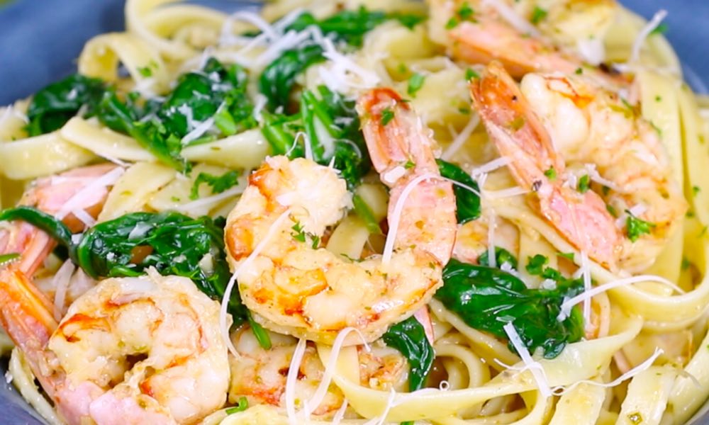 Garlic Butter Shrimp Pasta