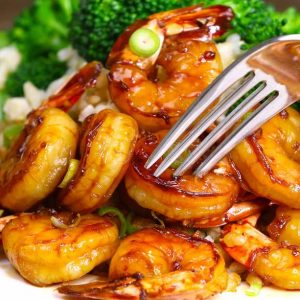 Honey Garlic Shrimp Stir Fry