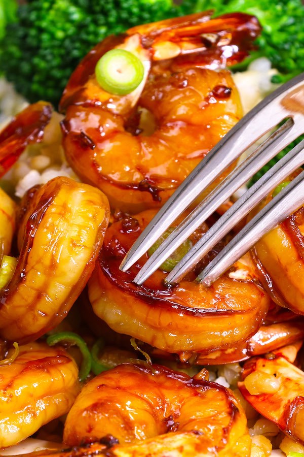 Honey Garlic Shrimp Stir Fry