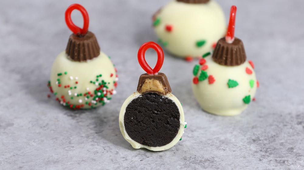 Ornament Oreo Truffles Side View