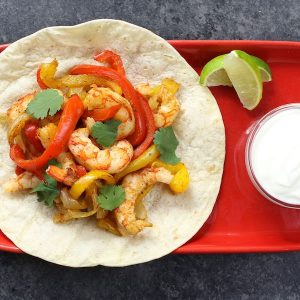 Shrimp Fajitas