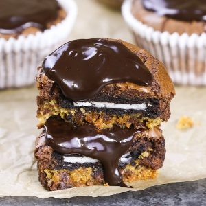 Slutty Brownie Cupcakes