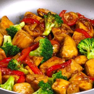 Sticky Honey Garlic Chicken